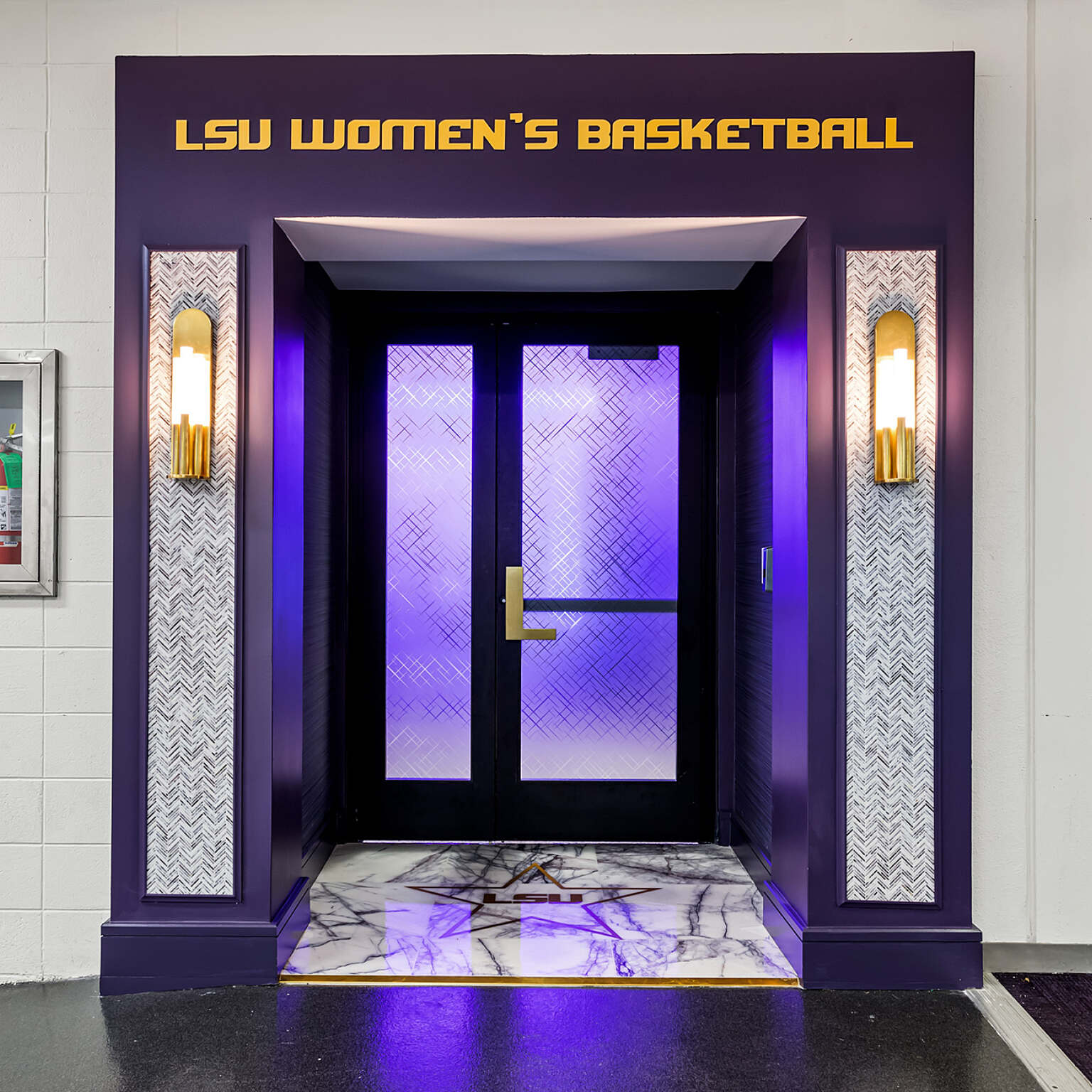 Louisiana State University Women's Basketball Locker Room