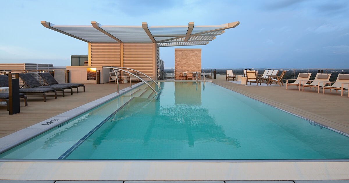 Rivermark Center Rooftop Pool